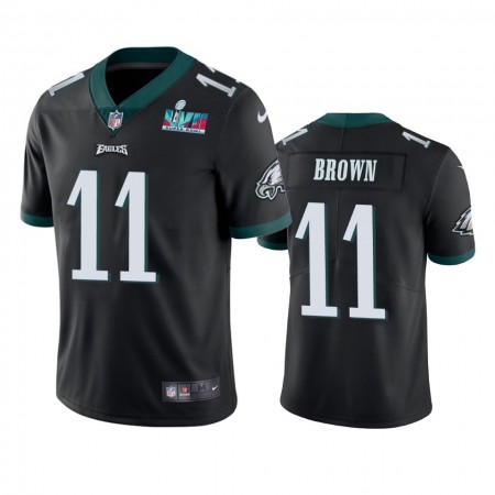 Camiseta Hombre NFL Philadelphia Eagles A.J. Brown 11 Negro Super Bowl LVII Vapor Limited Camiseta Hombre NFL Philadelphia Eagles A.J. Brown 11 Negro Super Bowl LVII Vapor Limited